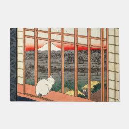 Utagawa Hiroshige - Asakusa Rijstvelden Deurmat