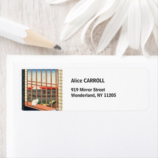 Utagawa Hiroshige - Asakusa Rijstvelden Etiket (Insitu)