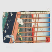 Utagawa Hiroshige - Asakusa Rijstvelden Golfhanddoek (Horizontaal)