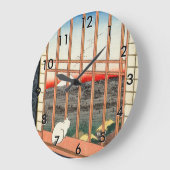 Utagawa Hiroshige - Asakusa Rijstvelden Grote Klok (Hoek)