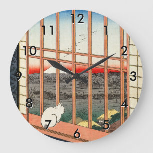 Utagawa Hiroshige - Asakusa Rijstvelden Grote Klok