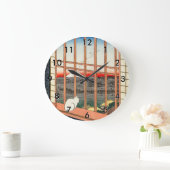 Utagawa Hiroshige - Asakusa Rijstvelden Grote Klok (Huis)