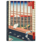 Utagawa Hiroshige - Asakusa Rijstvelden Klembord (Achterkant)