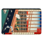 Utagawa Hiroshige - Asakusa Rijstvelden Magneet (Horizontaal)