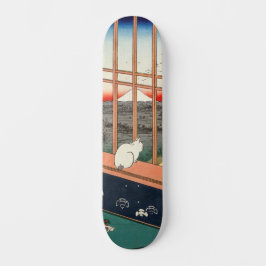 Utagawa Hiroshige - Asakusa Rijstvelden Persoonlijk Skateboard