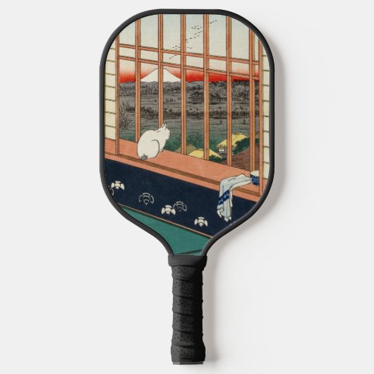Utagawa Hiroshige - Asakusa Rijstvelden Pickleball Paddle (Voorkant)