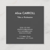 Utagawa Hiroshige - Asakusa Rijstvelden - QR-code Vierkante Visitekaartje (Achterkant)