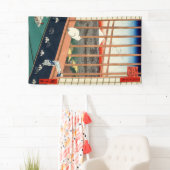 Utagawa Hiroshige - Asakusa Rijstvelden Spandoek (Insitu)