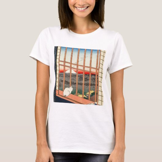 Utagawa Hiroshige - Asakusa Rijstvelden T-shirt (Voorkant)