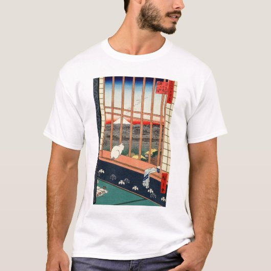 Utagawa Hiroshige - Asakusa Rijstvelden T-shirt (Voorkant)