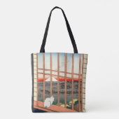 Utagawa Hiroshige - Asakusa Rijstvelden Tote Bag (Achterkant)