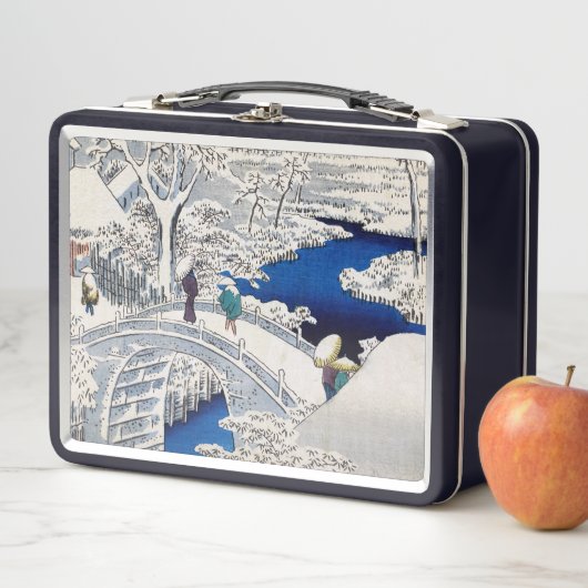 Utagawa Hiroshige - Drum Bridge in Meguro (In situ)