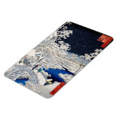 Utagawa Hiroshige - Drum Bridge in Meguro Magneet (Linkerzijde)