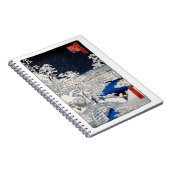 Utagawa Hiroshige - Drum Bridge in Meguro Notitieboek (Rechterzijde)