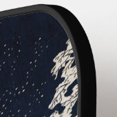 Utagawa Hiroshige - Drum Bridge in Meguro Pickleball Paddle (Links Detail)