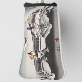 Utagawa Hiroshige - Evening Snow at Kanbara Golfheadcover (Draai 90)