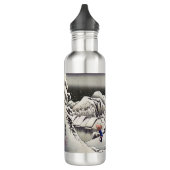 Utagawa Hiroshige - Evening Snow at Kanbara Waterfles (Links)