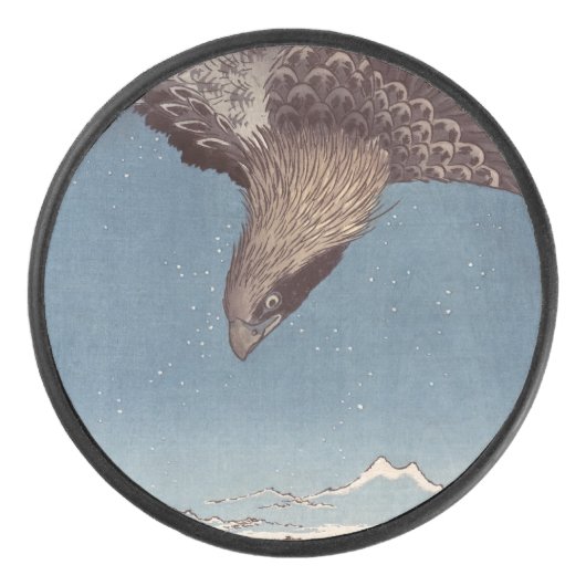 Utagawa Hiroshige - Fukagawa Susaki en Jumantsubo Hockey Puck (Voorkant)