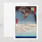 Utagawa Hiroshige - Fukagawa Susaki en Jumantsubo Kaart (Voorkant / Achterkant)