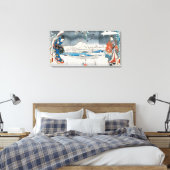 Utagawa Hiroshige - Genji Monogatari Canvas Afdruk (Insitu (Slaapkamer))