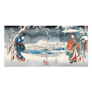 Utagawa Hiroshige - Genji Monogatari Foto Afdruk