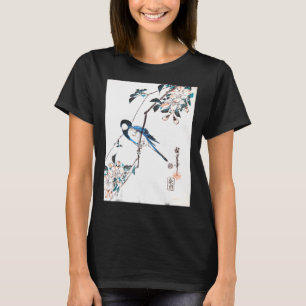 Utagawa Hiroshige Grote Titmouse op een krab appel T-shirt