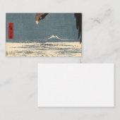 Utagawa Hiroshige Japanese Woodblock Eagle Visitekaartje (Voorkant / Achterkant)