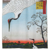 Utagawa Hiroshige - Minowa, Kanasugi, Mikawashima Douchegordijn (Voorkant)