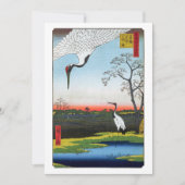 Utagawa Hiroshige - Minowa, Kanasugi, Mikawashima Kaart (Voorkant)