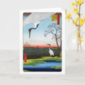 Utagawa Hiroshige - Minowa, Kanasugi, Mikawashima Kaart (Gele Bloem)