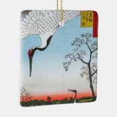 Utagawa Hiroshige - Minowa, Kanasugi, Mikawashima Keramisch Ornament (Rechts)