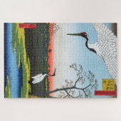 Utagawa Hiroshige - Minowa, Kanasugi, Mikawashima Legpuzzel (Horizontaal)