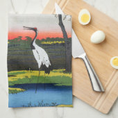 Utagawa Hiroshige - Minowa, Kanasugi, Mikawashima Theedoek (Quarter Fold)