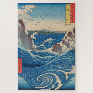Utagawa Hiroshige - Naruto Whirlpool, provincie Aw Legpuzzel