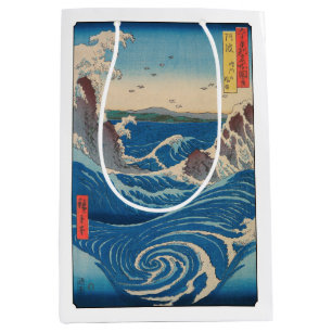 Utagawa Hiroshige - Naruto Whirlpool, provincie Aw Medium Cadeauzakje