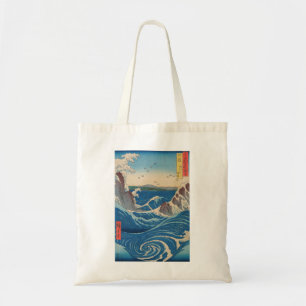 Utagawa Hiroshige - Naruto Whirlpool, provincie Aw Tote Bag