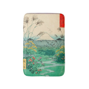 Utagawa Hiroshige - Otsuki Plain in de provincie K Badmat