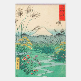 Utagawa Hiroshige - Otsuki Plain in de provincie K Inpakpapier Vel