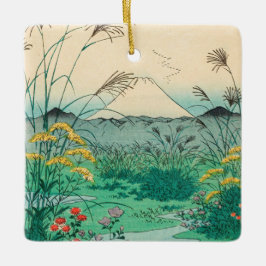 Utagawa Hiroshige - Otsuki Plain in de provincie K Keramisch Ornament