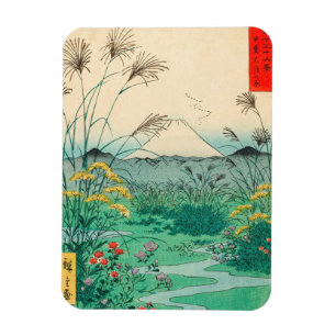 Utagawa Hiroshige - Otsuki Plain in de provincie K Magneet