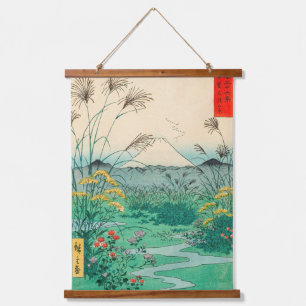 Utagawa Hiroshige - Otsuki-vlakte in de provincie  Hangend Wandkleed