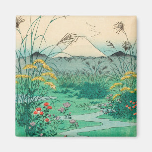 Utagawa Hiroshige - Otsuki-vlakte in de provincie  Magneet
