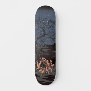 Utagawa Hiroshige - Oudjarige bosbranden Persoonlijk Skateboard