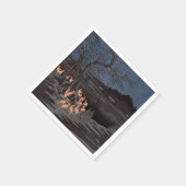 Utagawa Hiroshige - Oudjarige bosbranden Servet (Hoek)