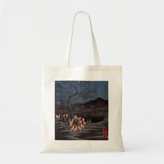 Utagawa Hiroshige - Oudjarige bosbranden Tote Bag (Voorkant)