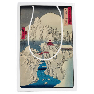 Utagawa Hiroshige - sneeuw op de berg Haruna Medium Cadeauzakje