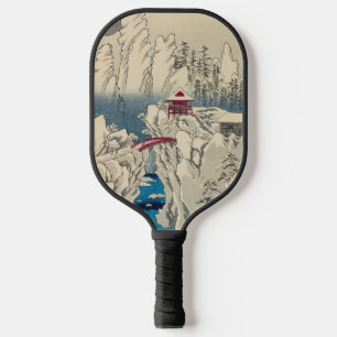 Utagawa Hiroshige - sneeuw op de berg Haruna Pickleball Paddle