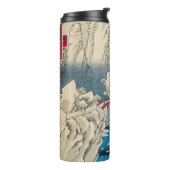 Utagawa Hiroshige - sneeuw op de berg Haruna Thermosbeker (Gedraaid links)