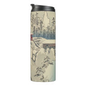 Utagawa Hiroshige - sneeuw op de berg Haruna Thermosbeker (Geroteerd rechts)