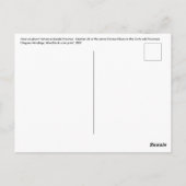 Utagawa Hiroshige - Sneeuw op Mount Haruna Briefkaart (Achterkant)